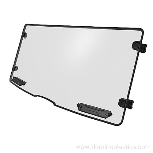 1/4" lexan AR abrasion resistant UTV /ATV windshield